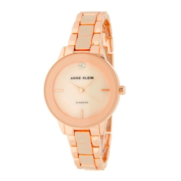 Anne Klein Genuine Diamond Bracelet Watch New!